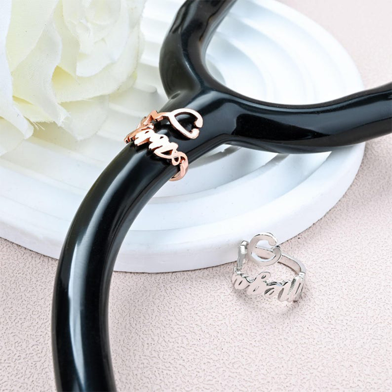 Stethoscope - Kişiselleştirilmiş Stetoskop Adı Etiketi Stetoskop Takılar