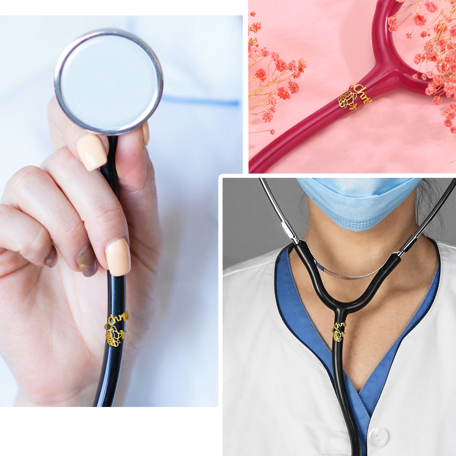 1-12 Yeni Ay Kişiselleştirilmi - Stethoscope incelemesi ve fiyatı